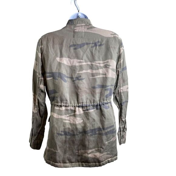 Rails Sherpa Lined Camouflage Whitaker Sage Mid-Length Military Jacket Size XS - Picture 12 of 12